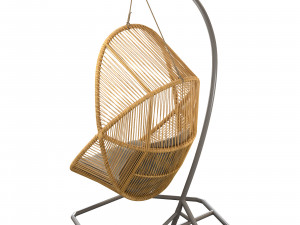 Hive chair Cane line rattan AirTouch 3D Model