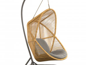 Cadeira colmeia Cane line rattan AirTouch Modelo 3D