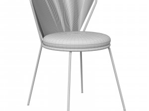 PEEK RATTAN OUTDOOR DINING CHAIR 3D 모델