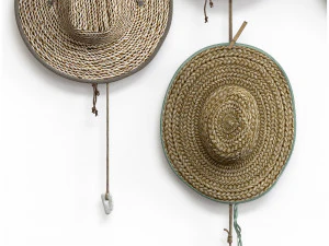 Cabide de chap&eacute;u decora&ccedil;&atilde;o boho de parede Modelo 3D