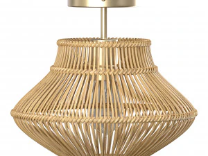 Neher Rattan Semi Flush Mount 3D Model