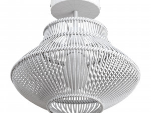 Neher Rattan Semi Flush Mount 3D Model