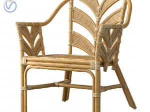 Tropicool Carver chair 3D 모델