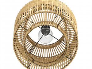 The Colonial Pendant Bamboo lamp Bazar Bizar 3D Model