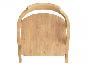 The Nihi Sumba Dining Chair Outdoor Modelo 3D