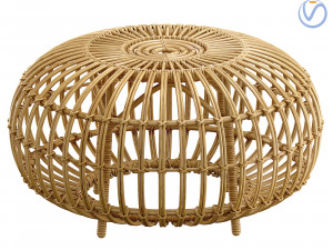 Pouf en rotin OTTOMAN de Sika Design Modelo 3D