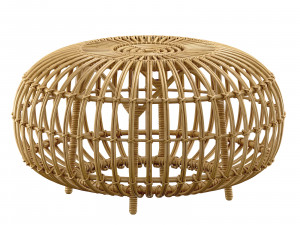 Pouf en rotin OTTOMAN de Sika Design 3D Model