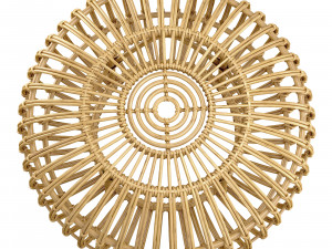 Pouf en rotin OTTOMAN de Sika Design 3D Model