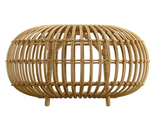 Pouf en rotin OTTOMAN de Sika Design 3D Model