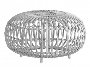 Pouf en rotin OTTOMAN de Sika Design 3D Model