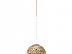 Couleur Locale Namar roped rattan spherical lamp Modello 3D