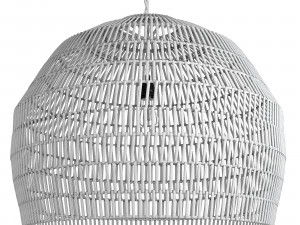 Couleur Locale Namar roped rattan spherical lamp Modello 3D