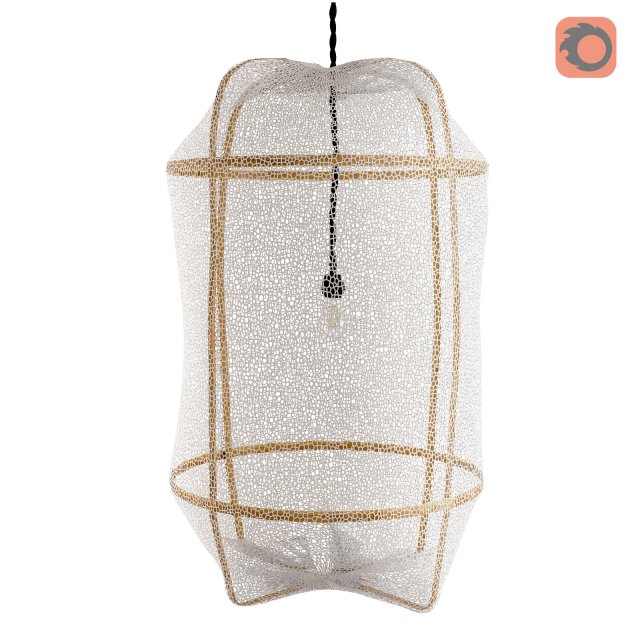 Z1 black sisal net tea dyed 3D Model .c4d .max .obj .3ds .fbx .stl .blend 