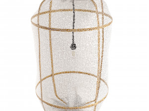 Z1 black sisal net tea dyed 3D Model