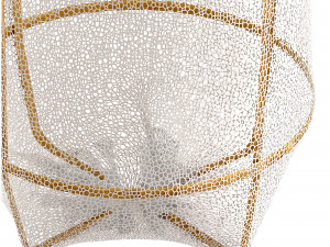 Z1 black sisal net tea dyed 3D Model