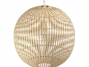 Kenroy Moon 1 Light Pendant with Tan Finish 3D Модель