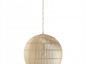 Kenroy Moon 1 Light Pendant with Tan Finish 3D Model