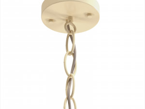 Kenroy Moon 1 Light Pendant with Tan Finish 3D Модель