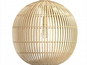 Kenroy Moon 1 Light Pendant with Tan Finish 3D Model