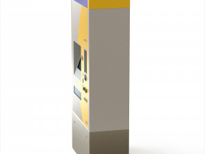 Biletomat ticket validation card payment machine Modèle 3D