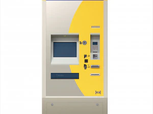 Biletomat ticket validation card payment machine 3D Model