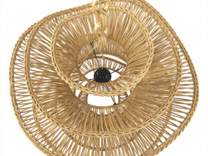 Made Goods Bamboo wicker Alondra Chandelier Modelo 3D