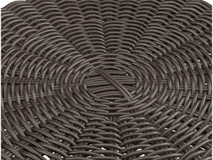 Resin Wicker Footstool Ottoman 3D Model