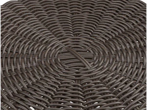 Resin Wicker Footstool Ottoman 3D Model