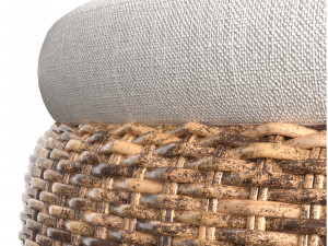 Pouf de jardin Sao Paulo 3Dモデル