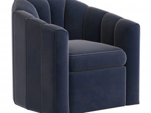SWIVEL CHAIR DELANCEY Eichholtz 3D Model