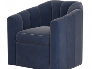 SWIVEL CHAIR DELANCEY Eichholtz 3D Model