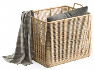 Vivi vincent sheppard rattan basket 3D मॉडल