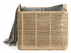 Vivi vincent sheppard rattan basket 3D Model