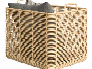 Vivi vincent sheppard rattan basket 3D Model