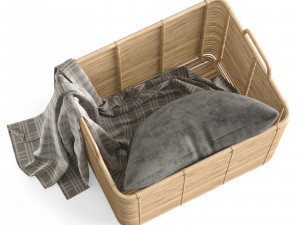 Vivi vincent sheppard rattan basket 3D 模型