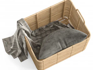 Vivi vincent sheppard rattan basket 3D Model