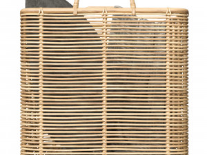 Vivi vincent sheppard rattan basket 3D 模型
