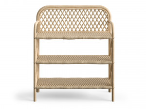 Ezra Cane Bamboo Bookcase shelf Modello 3D