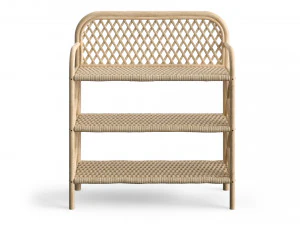 Ezra Cane Bamboo Bookcase shelf 3D Model