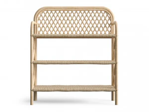 Ezra Cane Bamboo Bookcase shelf 3D Model