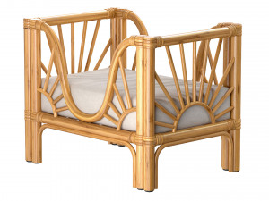 RATTAN Sleeping place for the cat Model 3D