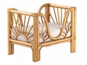 RATTAN Sleeping place for the cat Model 3D