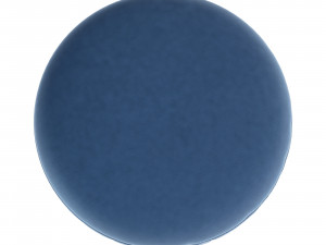 Stool Allegra Eichholtz Roche blue velvet 3D 모델