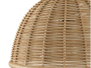 Luna wicker rattan ceiling lamp 3D Model