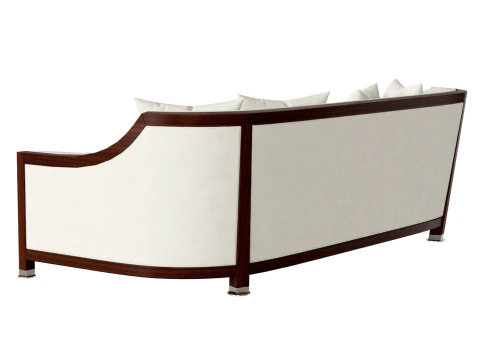 LINLEY GROSVENOR SHOW WOOD 3 SEATER SOFA 3D Model