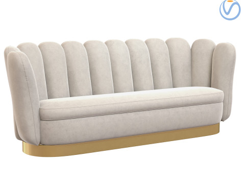 EICHHOLTZ SOFA MIRAGE BEIGE Sofa 3D Model