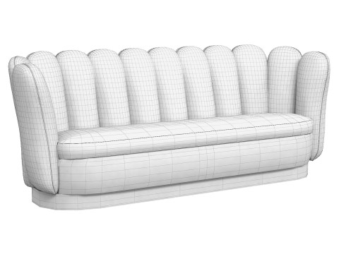 EICHHOLTZ SOFA MIRAGE BEIGE Sofa 3D Model