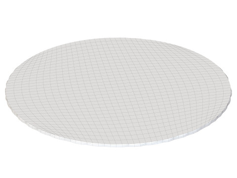 Handwoven Rattan Coaster Holder Soare 3D Model