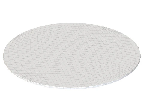 Handwoven Rattan Coaster Holder Soare 3D Model