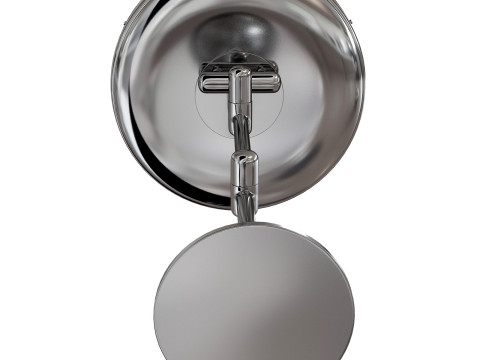Waterworks Wall Mounted Magnifying and Illuminating LED Extension Mirror 3D 모델